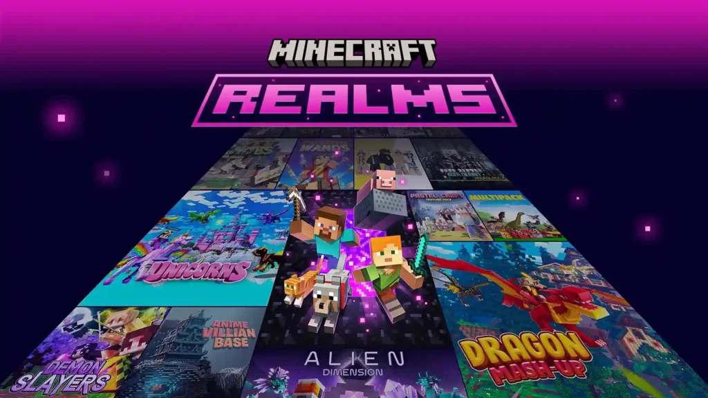 Minecraft Realms: Play With Friends Anytime, Anywhere (2026) 1 Minecraft Realms Plus subscription plan interface